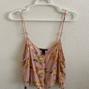 Dark pink flower top